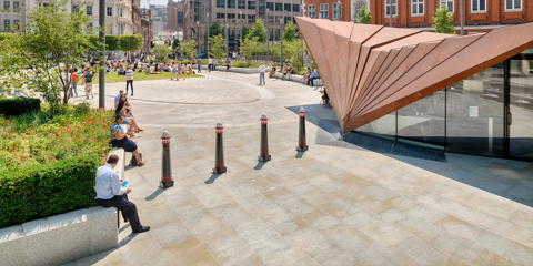 Aldgate Square and St Botolph’s Church, London