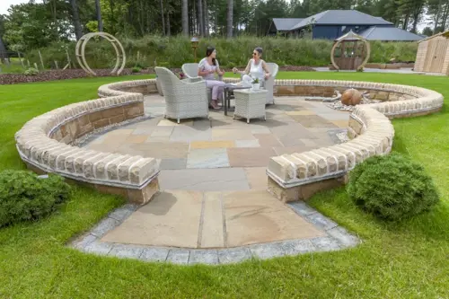 Indian Sandstone - Brown Multi