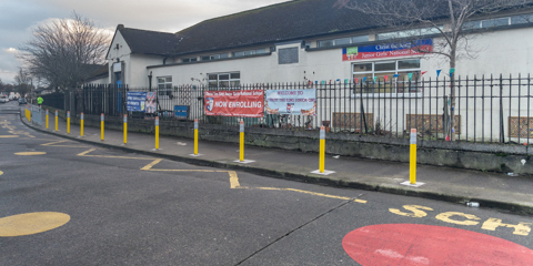 Dublin PiPencil Bollard New School Zone