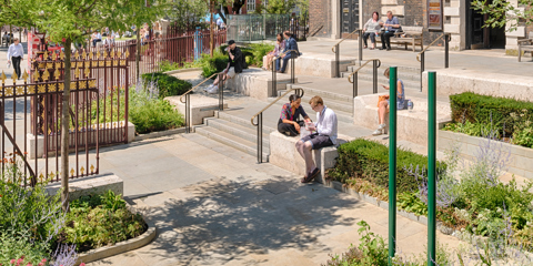 Aldgate Square and St Botolph’s Church, London