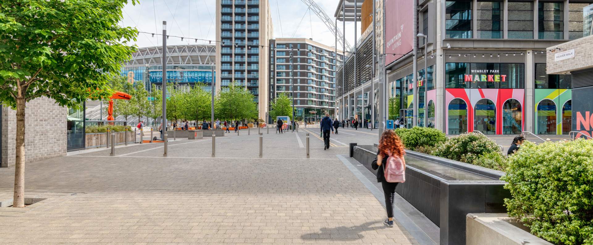 Marshalls paving laid at Wembley Park