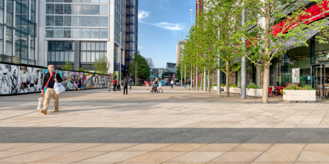 International Quarter London - Indian Sandstone
