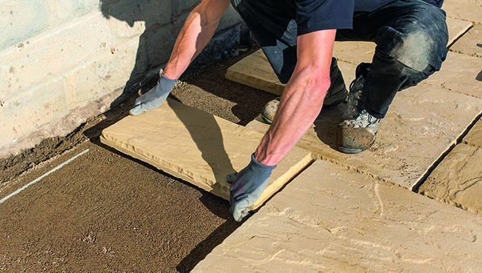 Laying a patio on sand hotsell