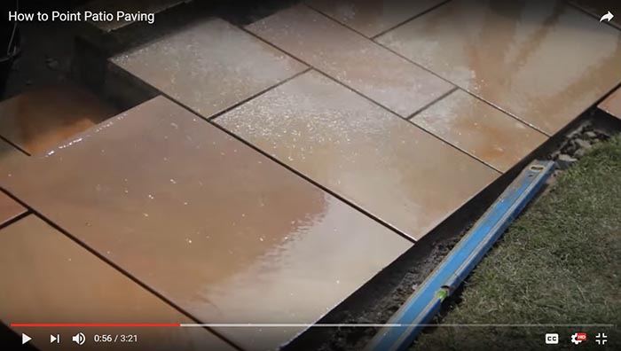 Thoroughly saturate your patio