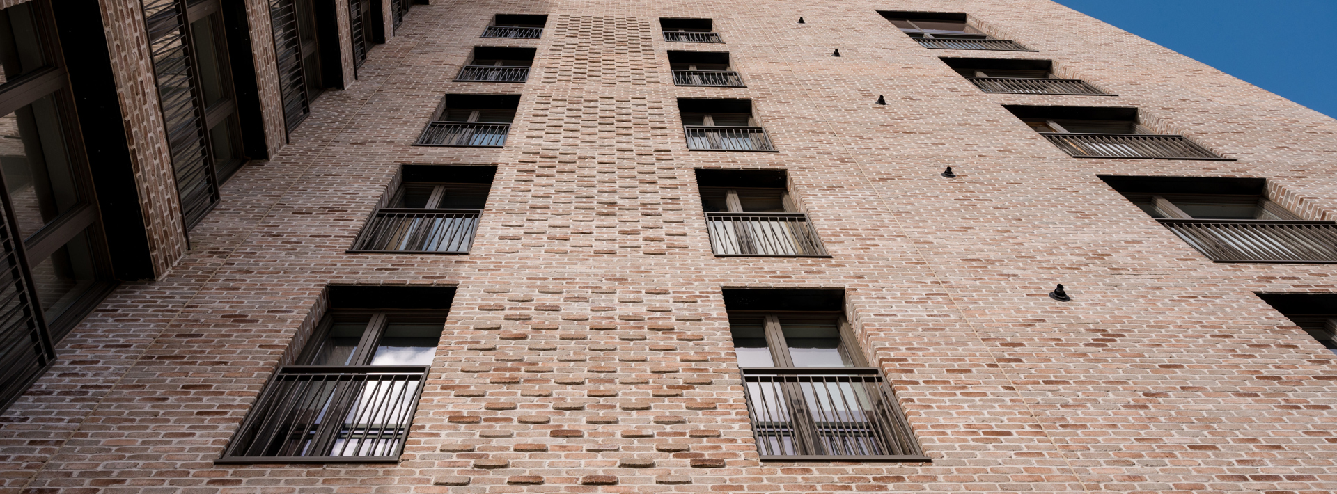 Marshalls Vintage Stock brick used on a block of flats