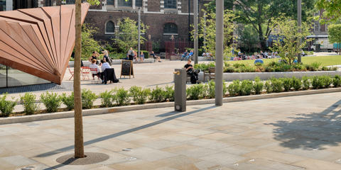 Aldgate Square and St Botolph’s Church, London