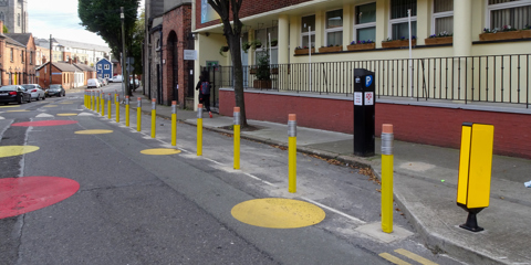Dublin PiPencil Bollard New School Zone