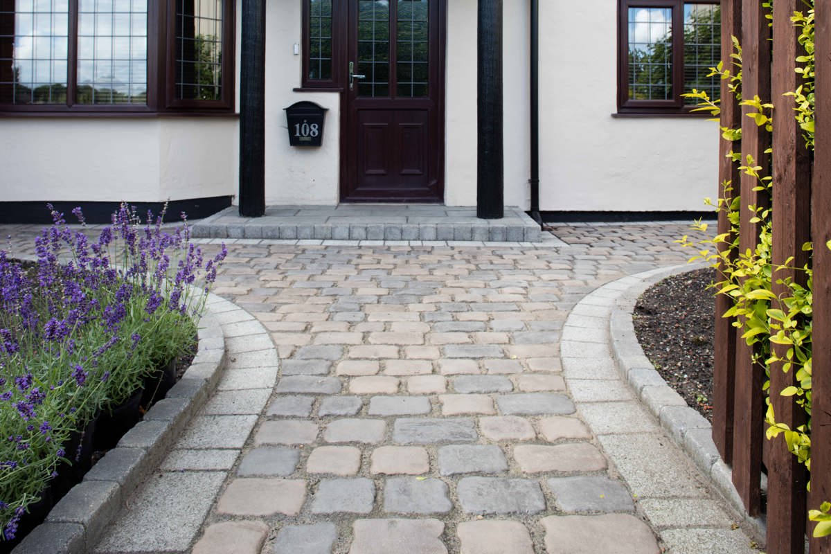Professional block paved driveway by Buchans Paving