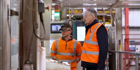 Ian Hodgkinson at Bricks and Masonry's Maltby factory
