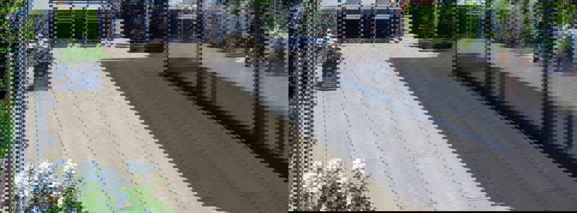 porcelain plank paving