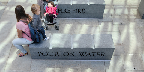 Scoutmoor yorkstone paving