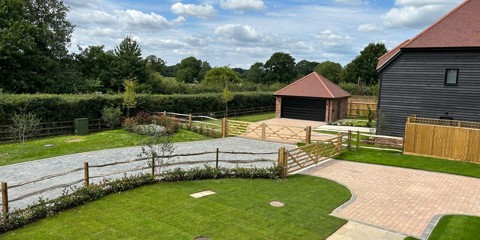 Indian Sandstone Paving and Drivesett Tegula Priora