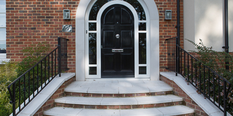 Steps and copings from bespoke cast stone