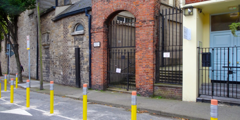 Dublin PiPencil Bollard New School Zone