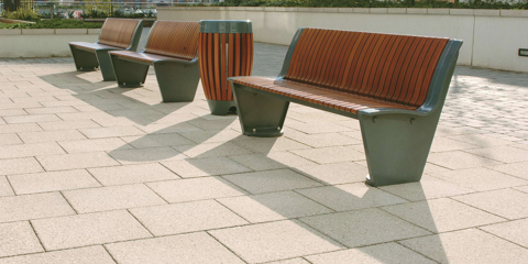 Charnwood paving, Canary Wharfe