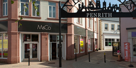 Cast stone supplied in 3 shades to complement the vernacular style of Penrith’s historic centre