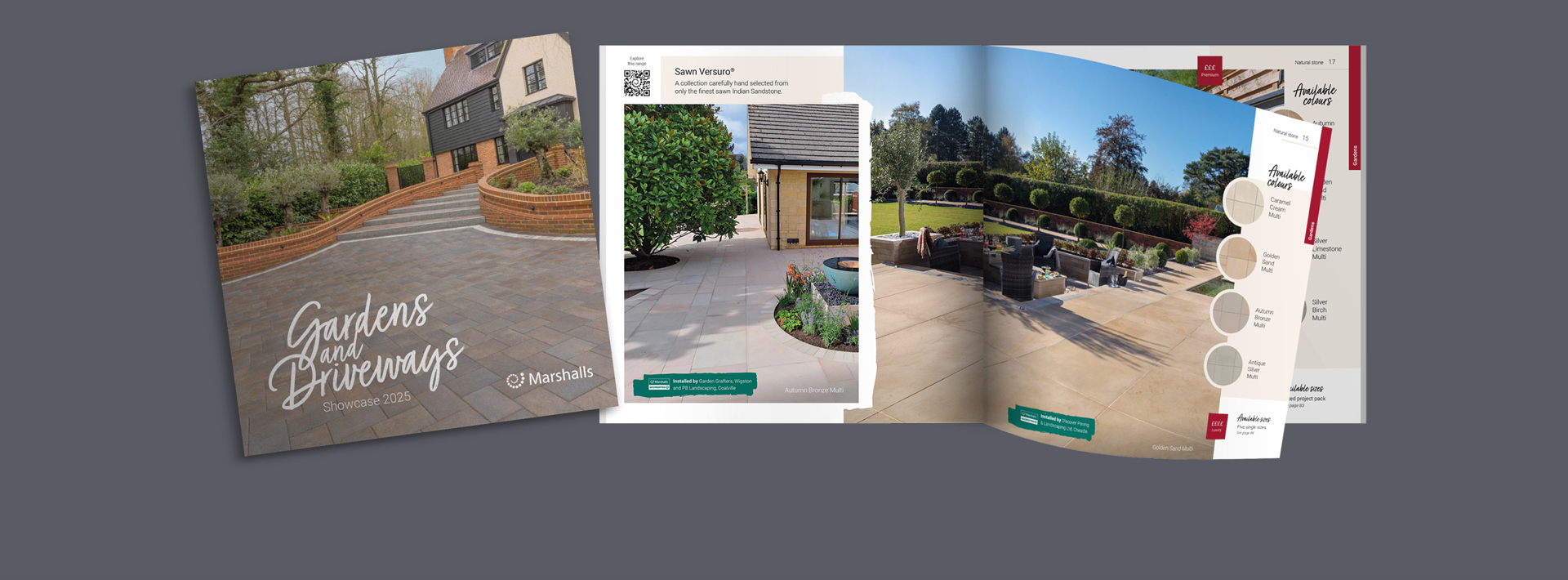Image of Marshalls Gardens and Driveways Showcase brochure for 2025