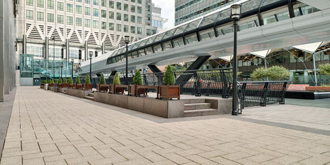 Charnwood Paving, Canary Wharfe