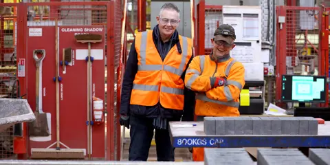 Ian Hodgkinson at Bricks and Masonry's Maltby factory
